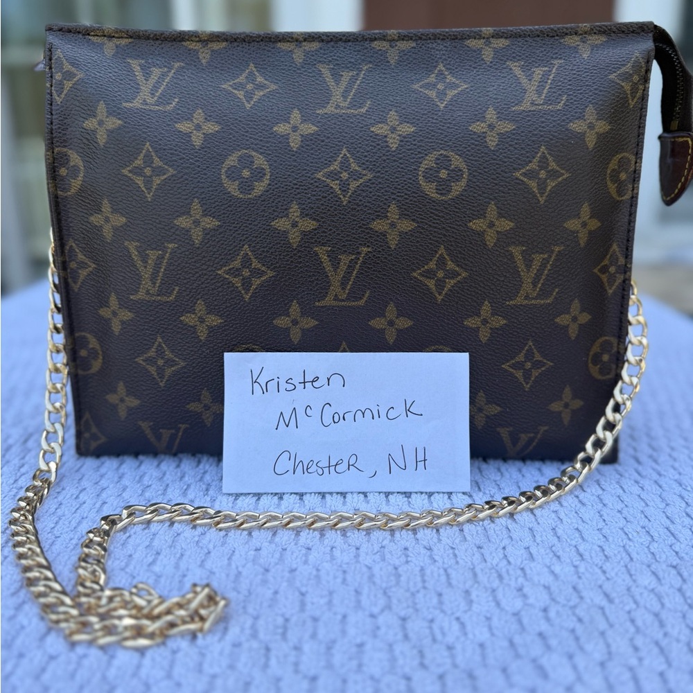 Louis Vuitton Monogram Toilette 26 Pouch with chain included